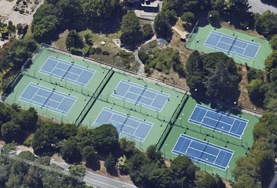 La Madrona Athletic Club Tennis Courts Map Directory