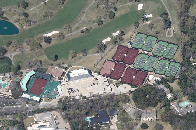 River Oaks Country Club | Tennis Courts Map Directory