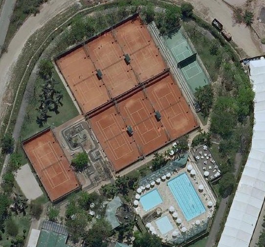 JOCKEY CLUB BRASILEIRO (RIO OPEN 2024) Tennis Courts Map Directory