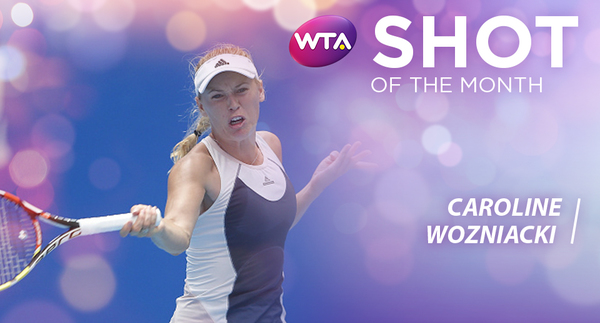 WTA Shot Of The Month: Wozniacki